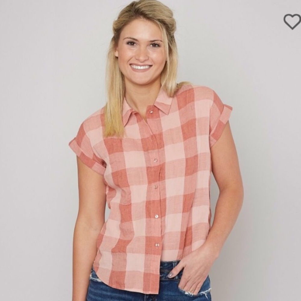Lucky brand plaid shirt in size small